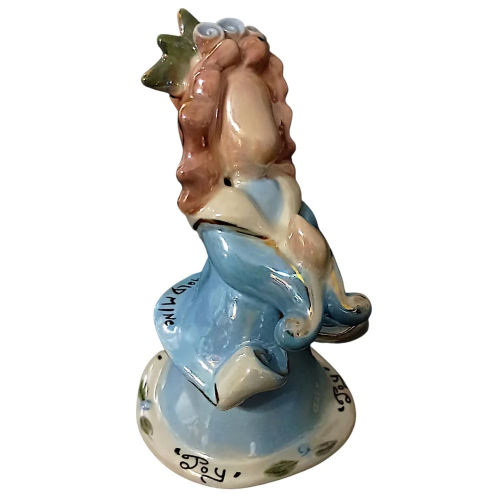 Blue Sky Clayworks Angel Ornament Joy‎ Heather Goldminc Christmas Blue Ceramic